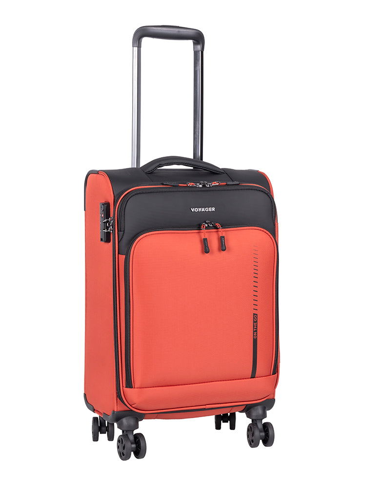Voyager On The Go 4 Wheel Carry On Trolley | Rust