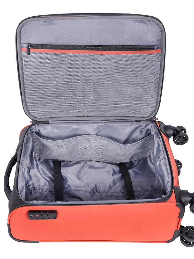 Voyager On The Go 4 Wheel Carry On Trolley | Rust