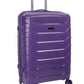 Voyager Cabana Medium 4 Wheel Trolley Case | Purple