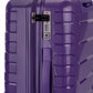 Voyager Cabana Medium 4 Wheel Trolley Case | Purple