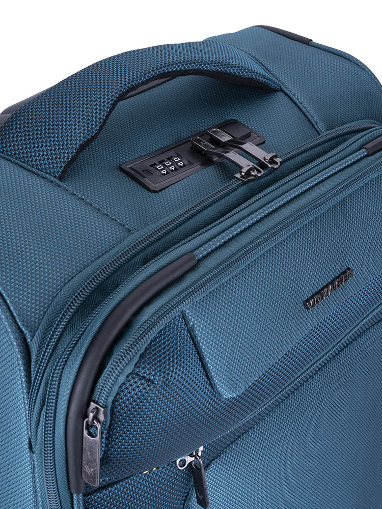 Voyager Istria 4 Wheel Carry On Trolley  | Teal