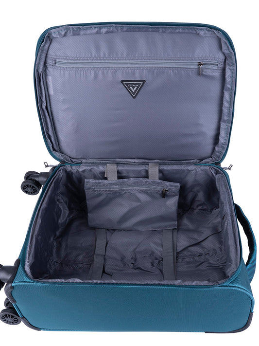 Voyager Istria 4 Wheel Carry On Trolley  | Teal