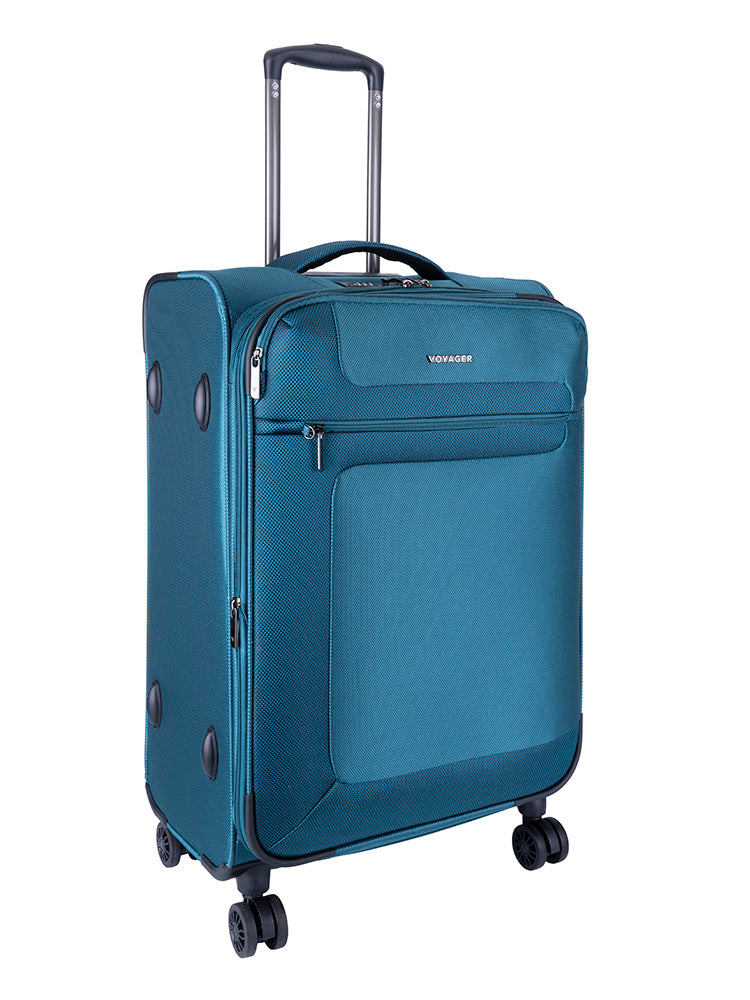 Voyager Istria Medium 4 Wheel Trolley Case | Teal