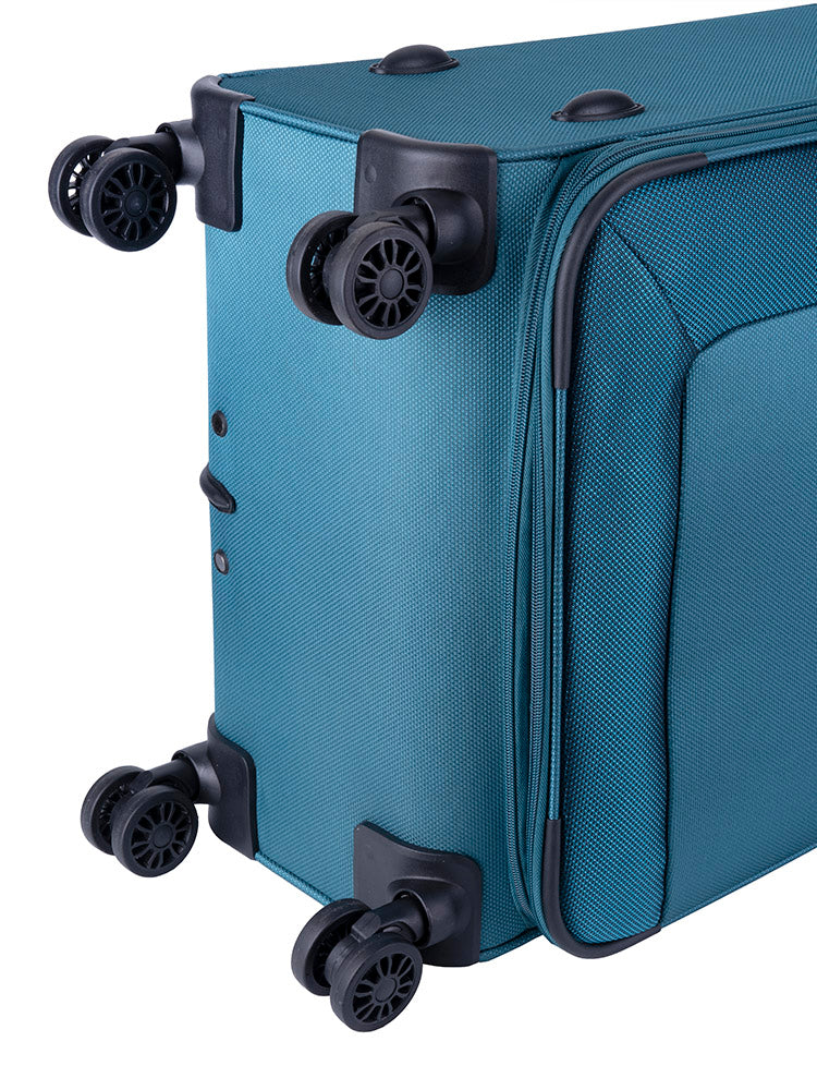 Voyager Istria Medium 4 Wheel Trolley Case | Teal