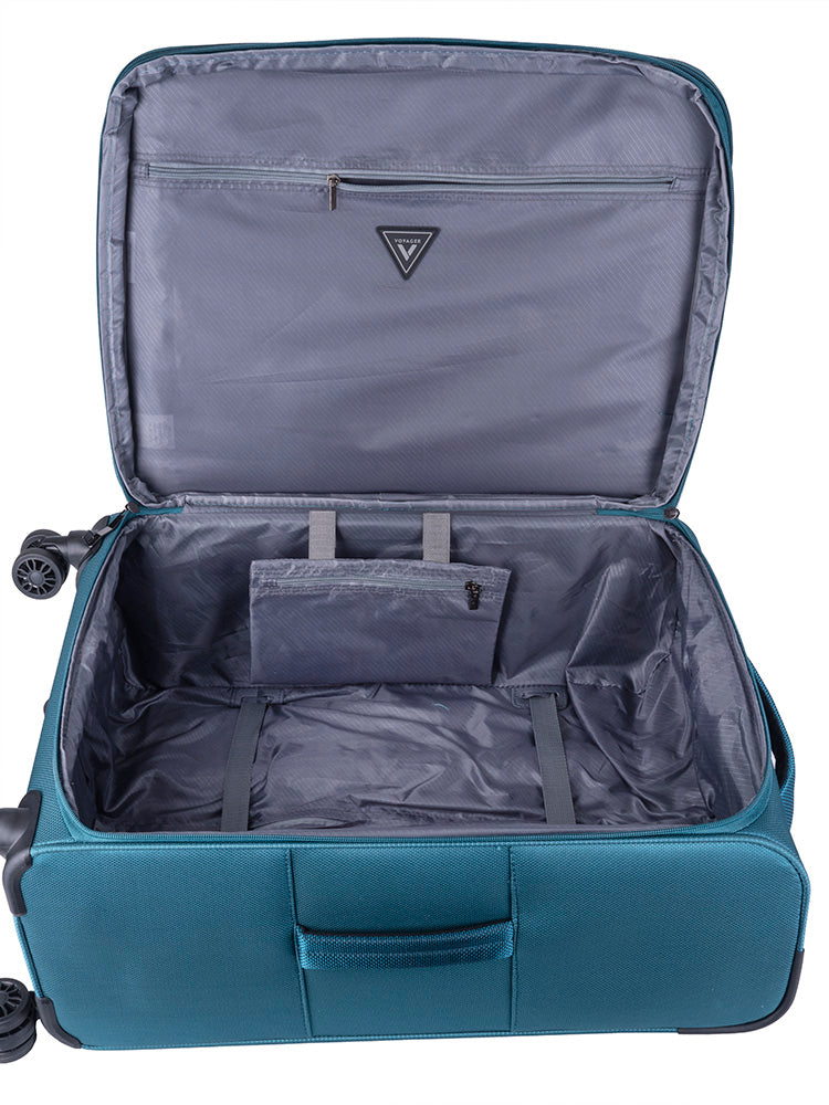 Voyager Istria Medium 4 Wheel Trolley Case | Teal