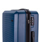 Voyager | Mahe Medium 4 Wheel Trolley Case | Navy Blue