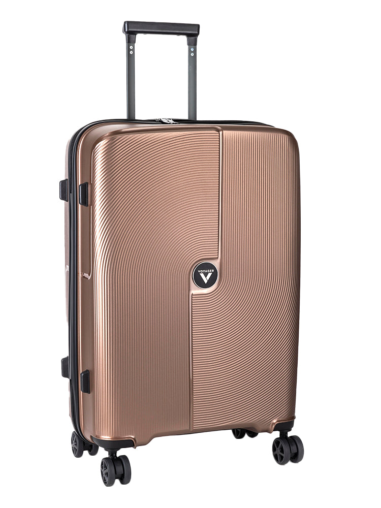 Voyager Zen Medium 4 Wheel Trolley Case | Bronze