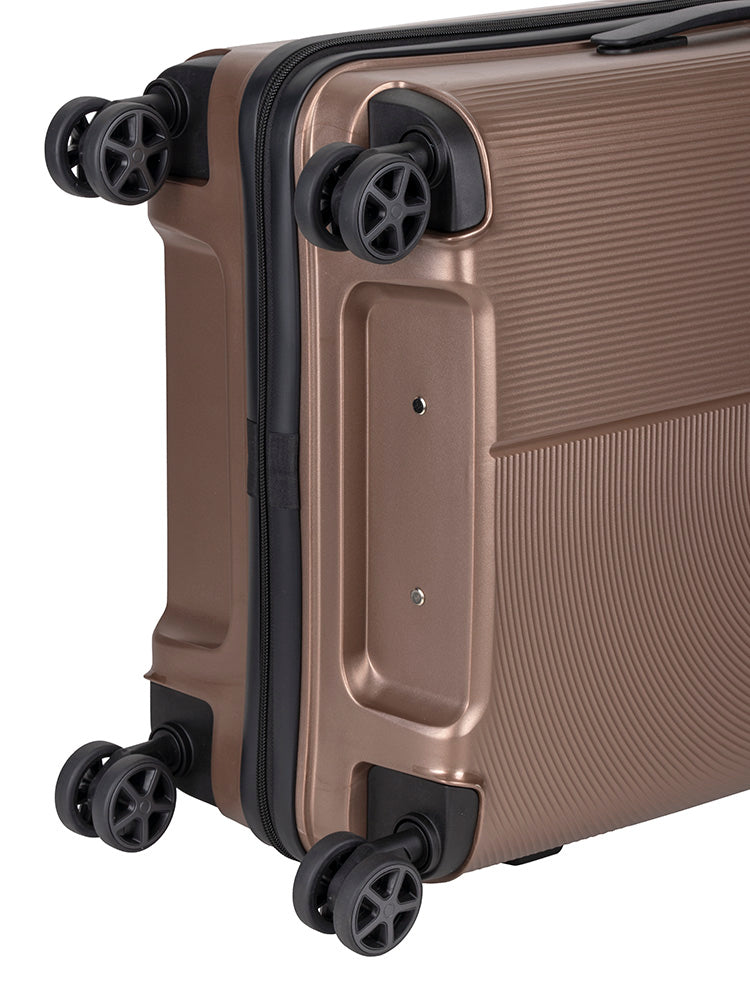 Voyager Zen Medium 4 Wheel Trolley Case | Bronze