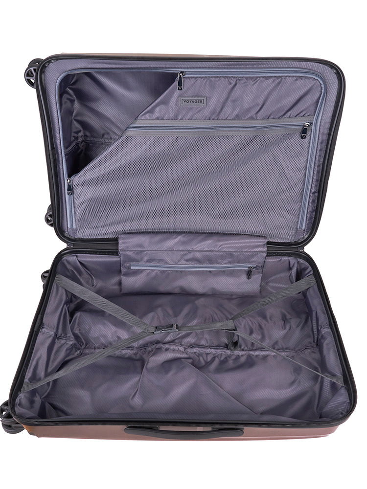 Voyager Zen Medium 4 Wheel Trolley Case | Bronze