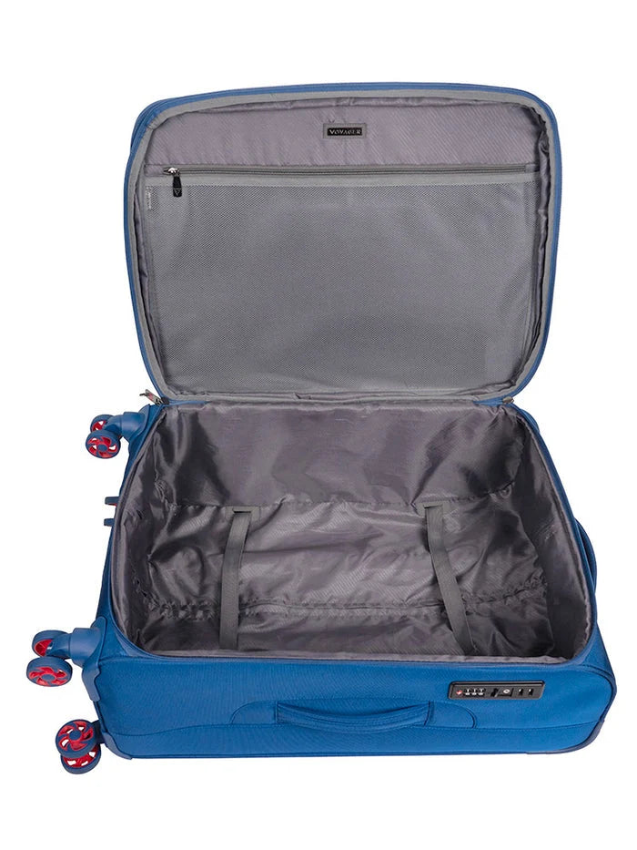 Voyager SYNERGY 4 Wheel Carry On Trolley | Navy