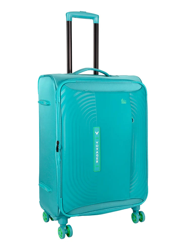 Voyager SYNERGY Medium 4 Wheel Trolley Case | TEAL