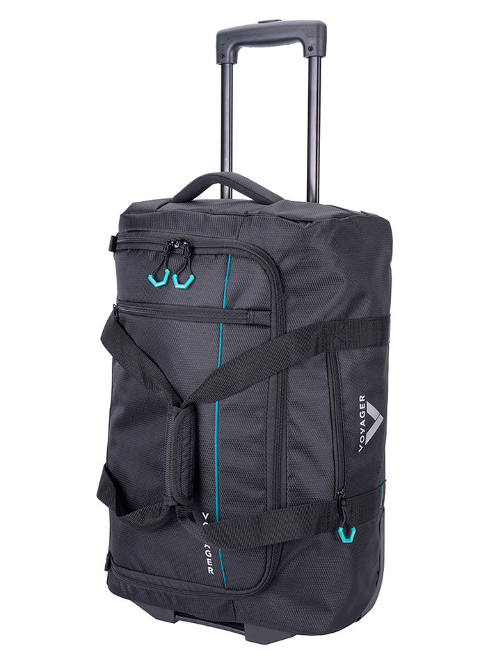 Voyager Trek 2-Wheel Carry-On Trolley Duffel | Black