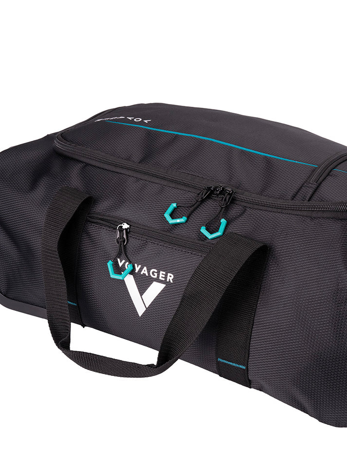 Voyager Trek 2-Wheel Carry-On Trolley Duffel | Black