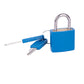 Cellini Accessories Easy Id Padlock Set | Blue