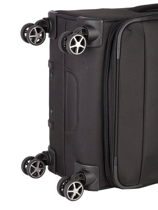 Cellini | Smartcase Large 4 Wheel Trolley Case 74cm | Black