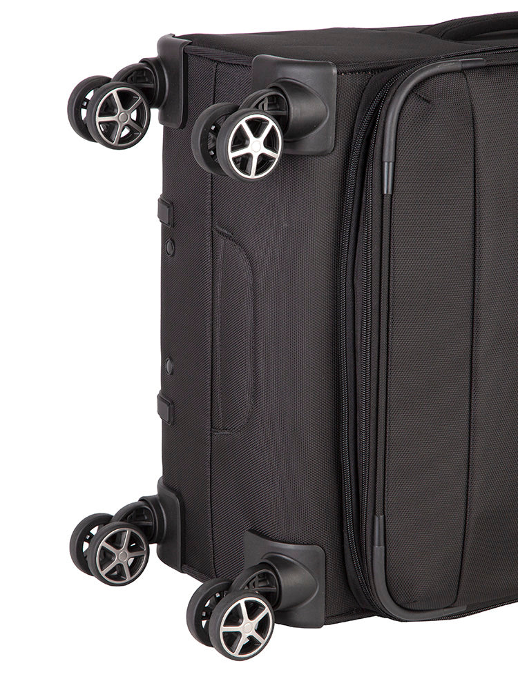 Cellini | Smartcase Medium 4 Wheel Trolley Case 64cm | Black